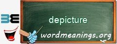 WordMeaning blackboard for depicture